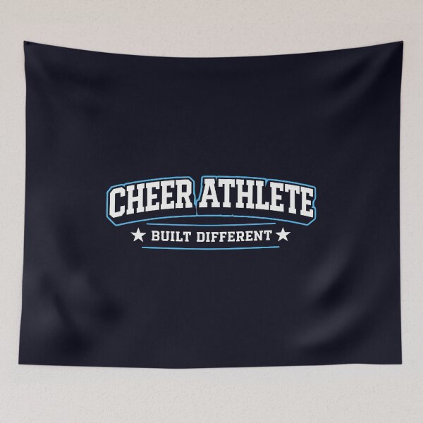 Item preview, Cheer Athlete: Built Different (Blue) designed and sold by Evolution Martial Arts.