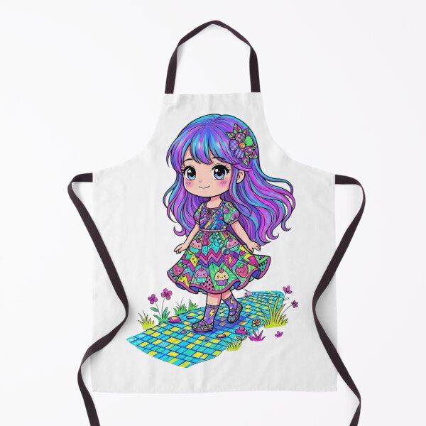 Item preview, The girl and the flowers designed and sold by PP&RAINBOW SHOP.