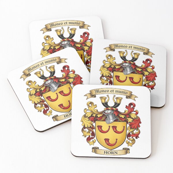 Item preview, The Horn Family Coat of Arms designed and sold by BagTown Clans.