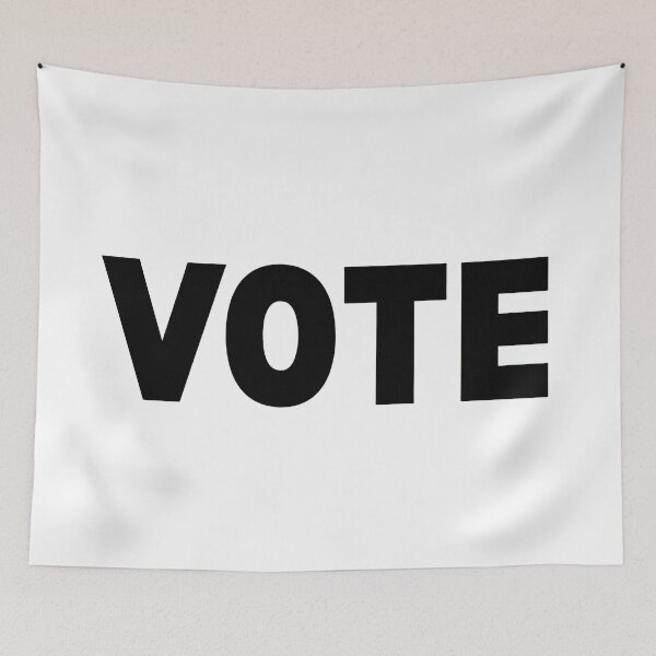 Item preview, Vote Black Font designed and sold by dafentem.