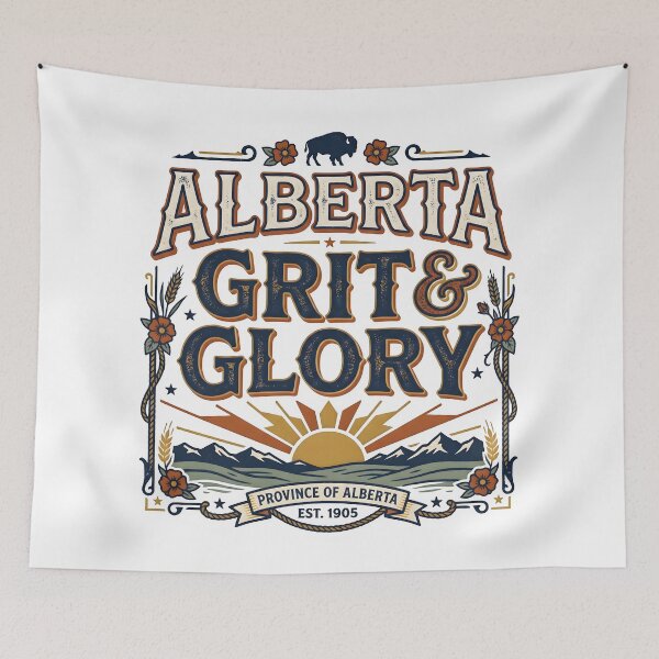 Item preview, alberta state art, alberta gifts, alberta design, canada art, canadian province designed and sold by TrueArtVibes.