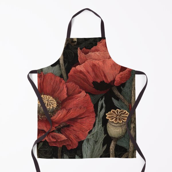 Item preview, Poppy flowers in detailed art style designed and sold by anytka.