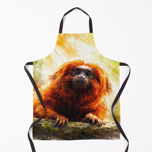 Item preview, Golden Lion Tamarin Under Sunlit Canopy designed and sold by cuprum.