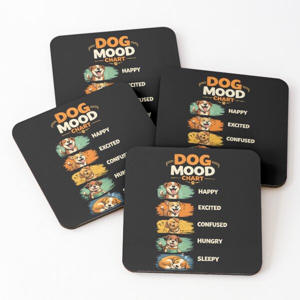 Item preview, Dog Mood Chart –  Dog Lover Mood Guide Design designed and sold by NAJURE.