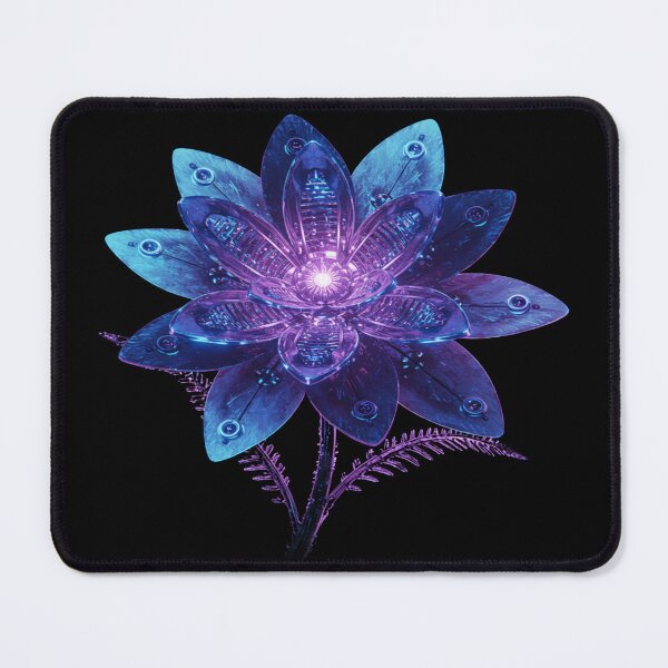 Item preview, Neon Cyber Bloom – Futuristic Sci‑Fi Flower" designed and sold by Dzblack.