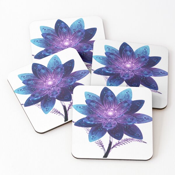 Item preview, Neon Cyber Bloom – Futuristic Sci‑Fi Flower" designed and sold by Dzblack.