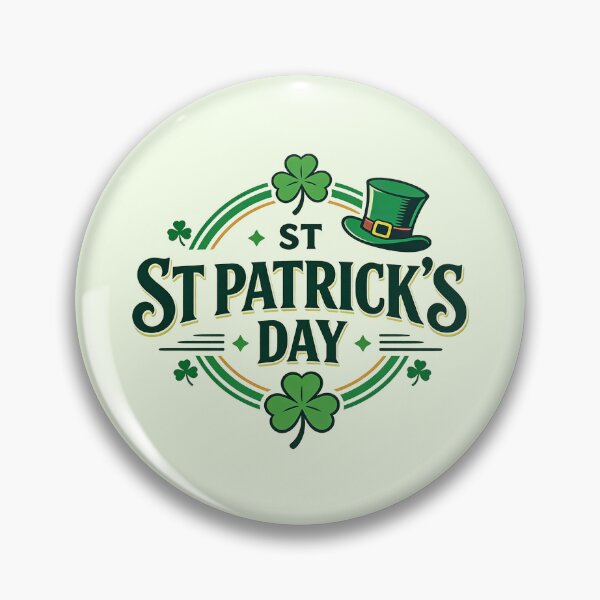 Item preview, Lucky Shamrock Leprechaun Hat Celebration Emblem designed and sold by zzz888.