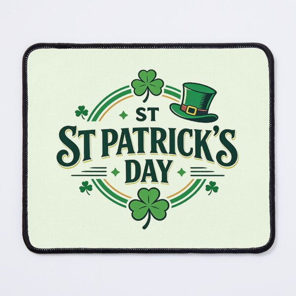 Item preview, Lucky Shamrock Leprechaun Hat Celebration Emblem designed and sold by zzz888.