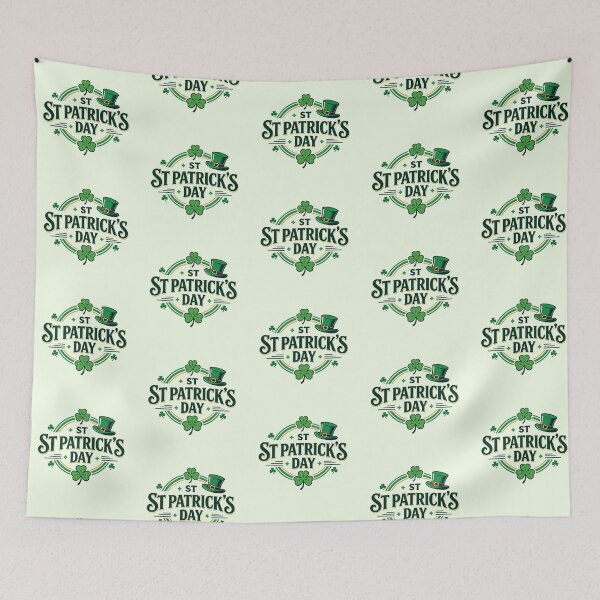 Item preview, Lucky Shamrock Leprechaun Hat Celebration Emblem designed and sold by zzz888.