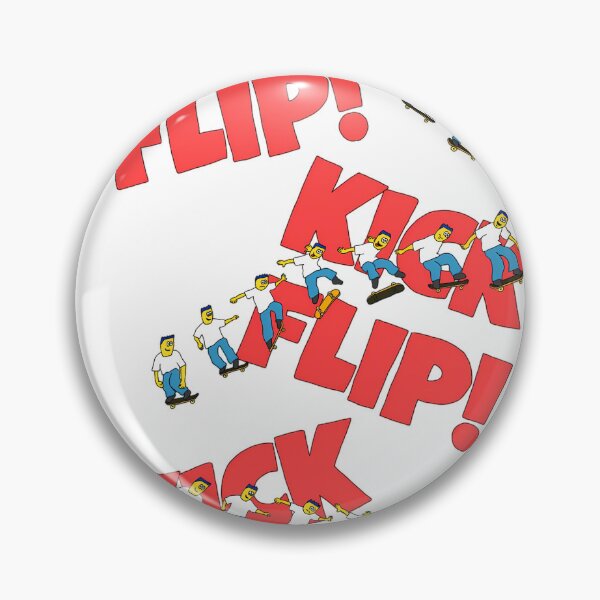 Item preview, Kickflip! Funny Skateboard Cartoon Illustration designed and sold by kpeco.
