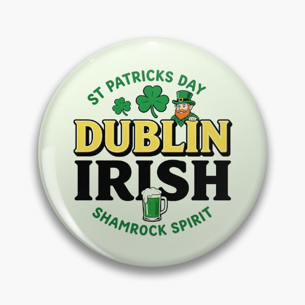 Item preview, Dublin Irish Shamrock Spirit Saint Patricks Day designed and sold by zzz888.