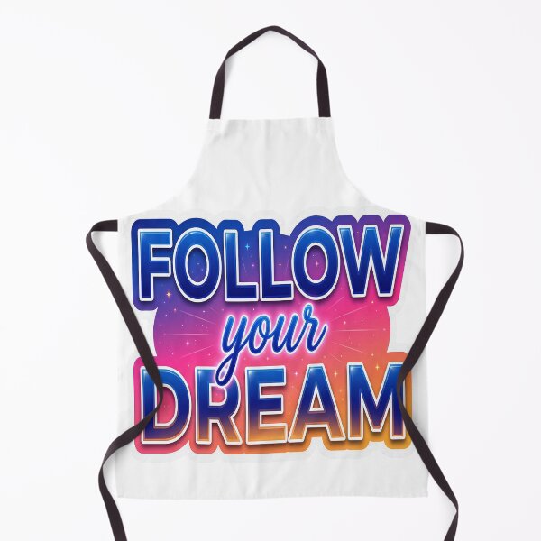 Item preview, Vibrant Gradient Sticker "FOLLOW your DREAM" – Modern Motivational Vector Art designed and sold by ARTCREATESHOP.