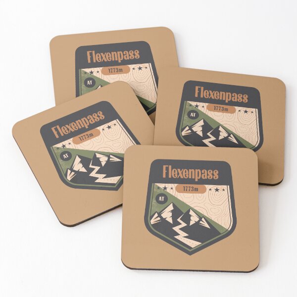 Item preview, Flexen Pass Alpine Road Badge designed and sold by CynthiaGraphics.