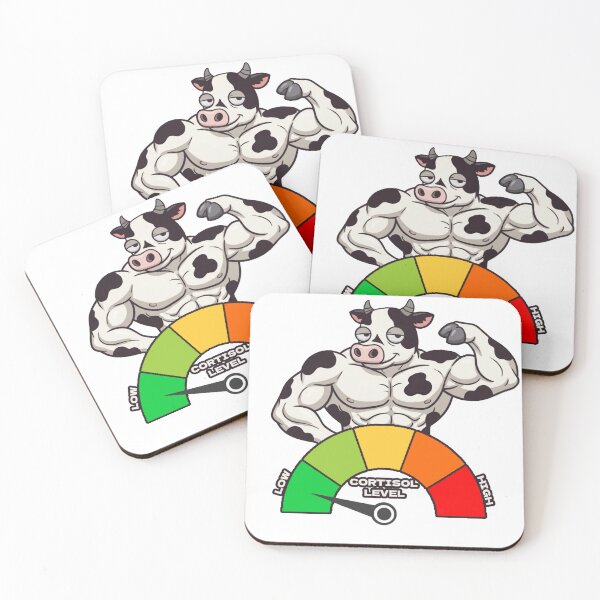 Item preview, Low Cortisol Level Cow designed and sold by PlayboiKopi.
