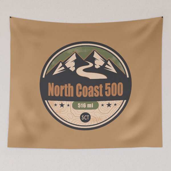 Item preview, North Coast 500 Scenic Route Badge designed and sold by CynthiaGraphics.