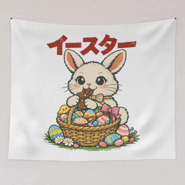 Item preview, Cute Ramen Bunny – Kawaii Japanese Noodle Lover Easter Day designed and sold by will freed18.