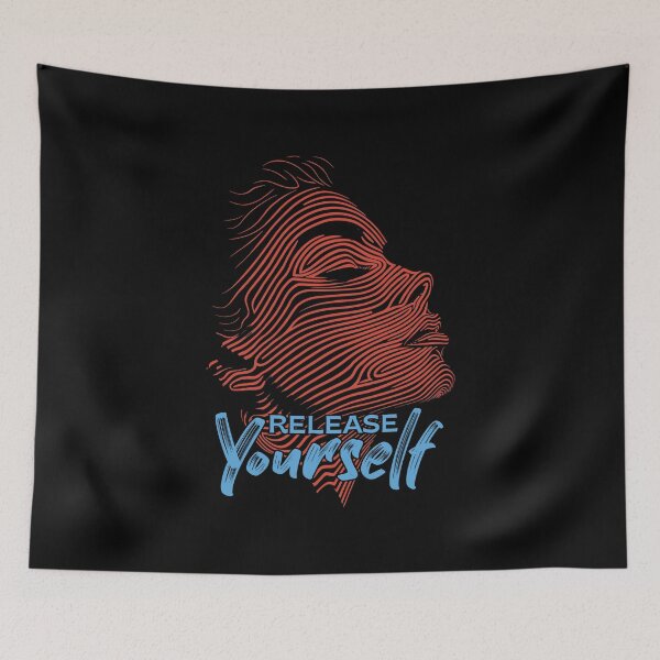 Item preview, Release Yourself – Abstract Line Art Woman Face Illustration designed and sold by TipTop GFX.
