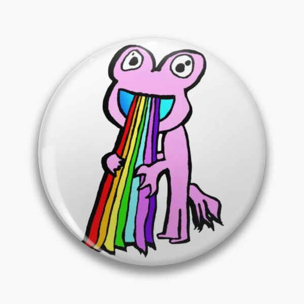 Item preview, Rainbow Puke Frog Funny designed and sold by oddbrick-parade.
