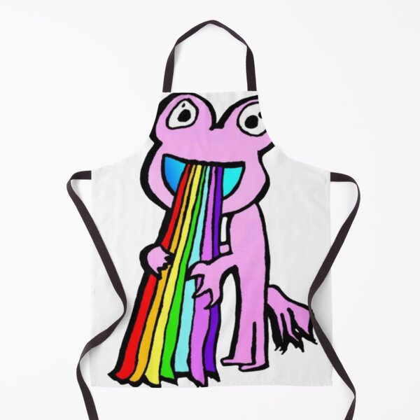 Item preview, Rainbow Puke Frog Funny designed and sold by oddbrick-parade.
