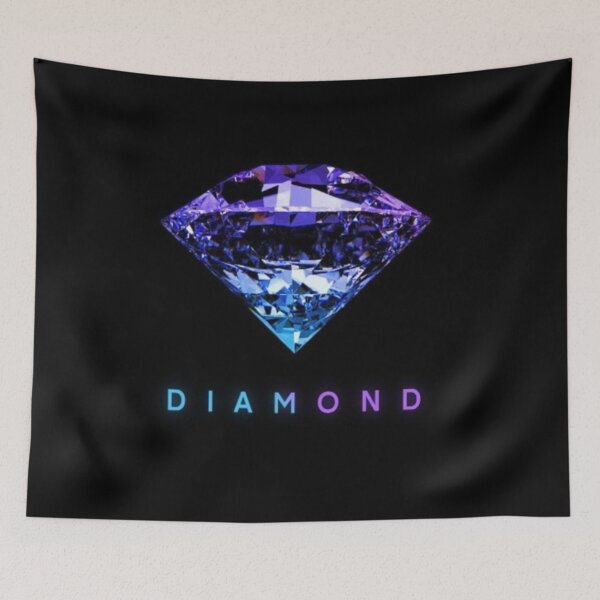 Item preview, Drawing of multicolor bright shiny diamond designed and sold by NivyasArtistry.