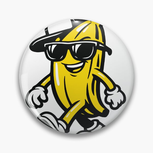 Item preview, A humorous banana character with a cool street attitude. The exaggerated pose and confident facial expression create a playful design that works perfectly  designed and sold by Dejbar.