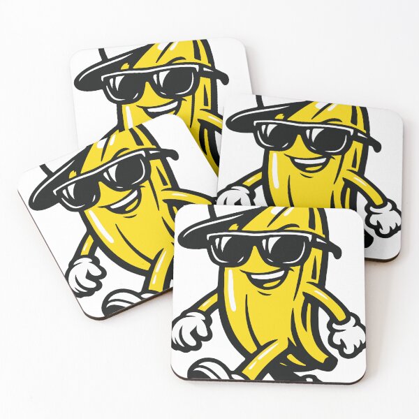 Item preview, A humorous banana character with a cool street attitude. The exaggerated pose and confident facial expression create a playful design that works perfectly  designed and sold by Dejbar.