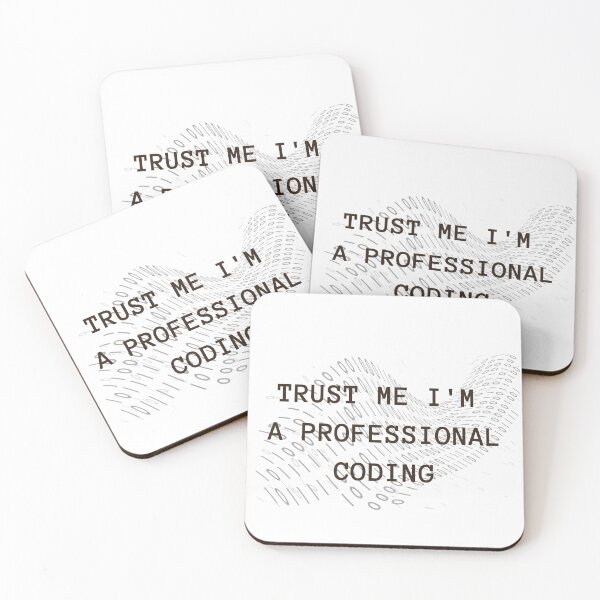 Item preview, Trust Me I’m a Professional Coder – Funny Programming Humor designed and sold by eltontovolador.