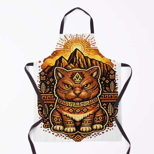Item preview,  Guardian Cat – Machu Picchu Inspired  designed and sold by FontheadArt.