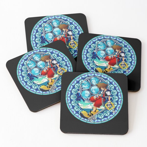 Item preview, Kingdom Hearts® - Sora's Dive to the Heart Stained Glass  designed and sold by Dronky-kaans.