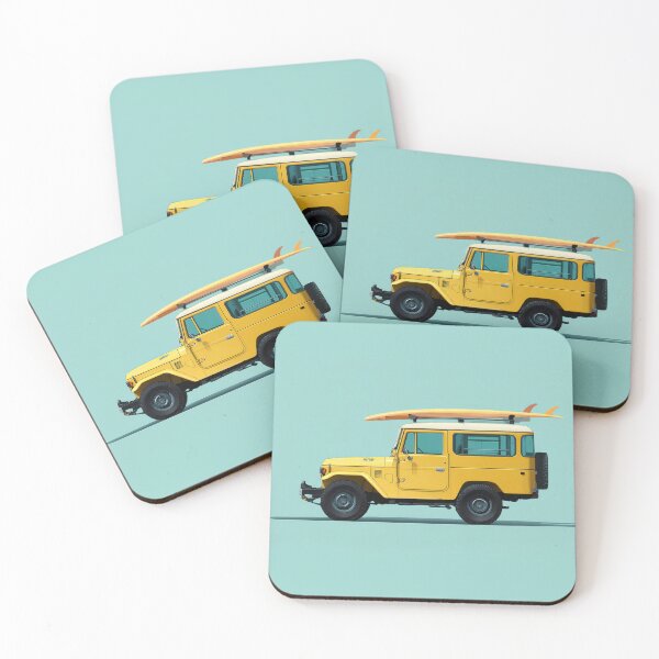 Item preview, Surfboard on a yellow vehicle designed and sold by anytka.