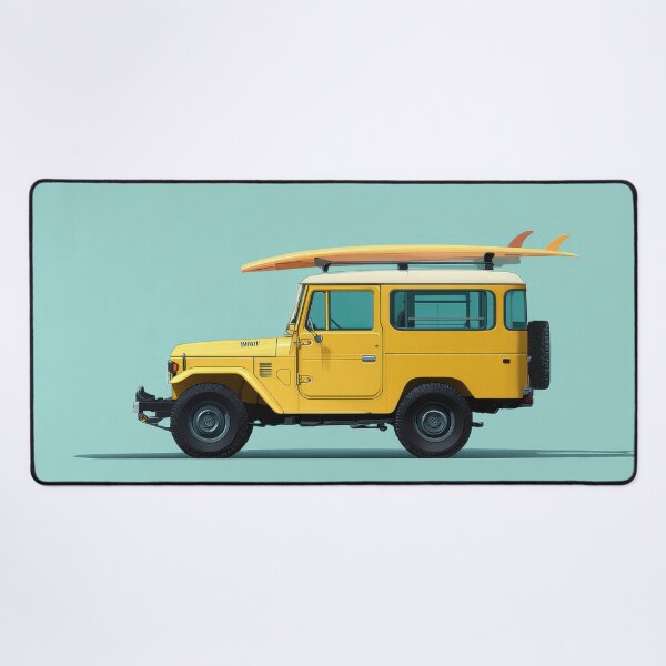 Item preview, Surfboard on a yellow vehicle designed and sold by anytka.