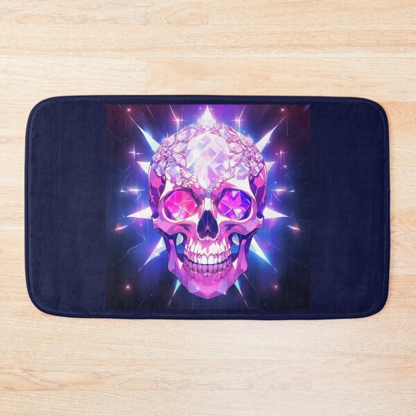 Item preview, Neon Crystal Skull designed and sold by madkiitten.