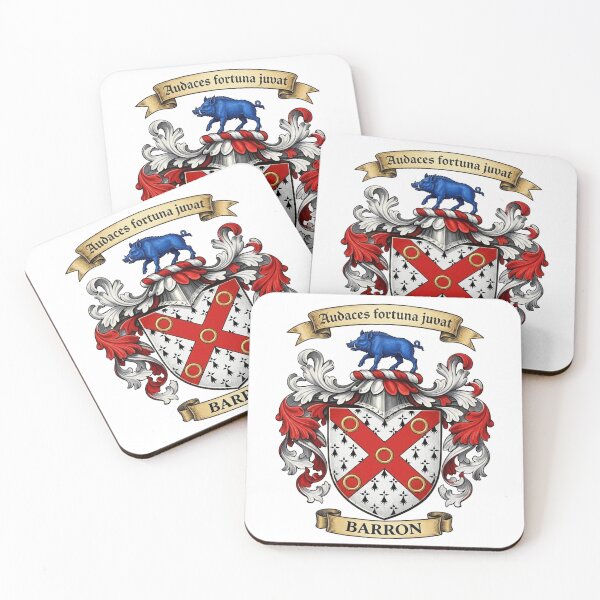 Item preview, The Barron Family Coat of Arms designed and sold by BagTown Clans.
