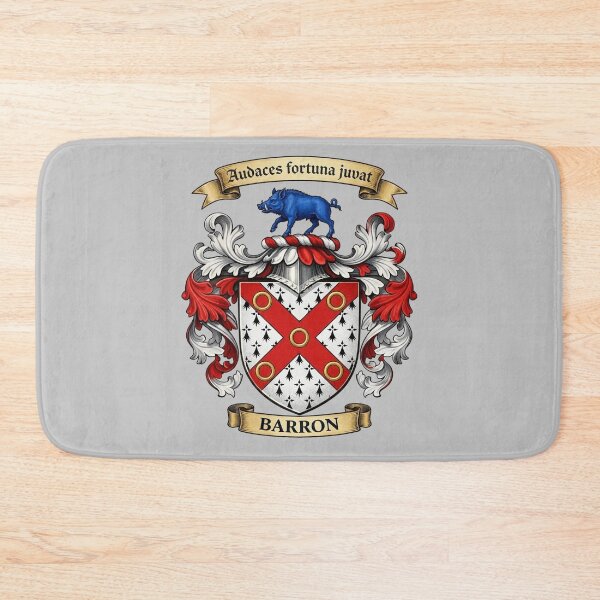 Item preview, The Barron Family Coat of Arms designed and sold by BagTown Clans.