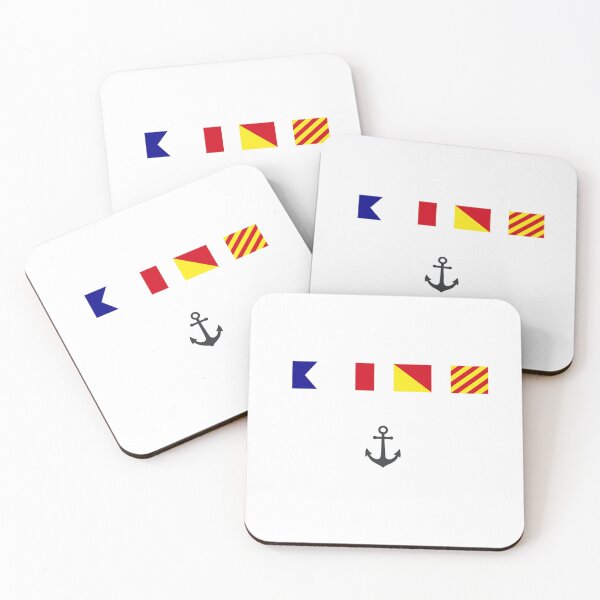 Item preview, Ahoy - Nautical Signal Flags designed and sold by AnchorsAwayCo.