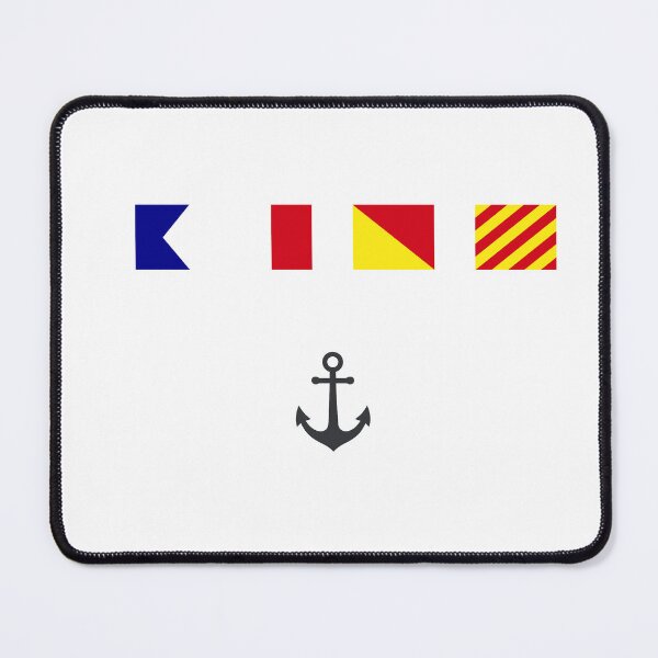 Item preview, Ahoy - Nautical Signal Flags designed and sold by AnchorsAwayCo.