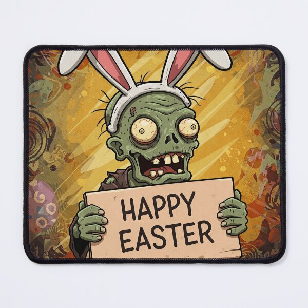 Item preview, Funny Zombie Bunny Easter - Cartoon Undead Holiday designed and sold by Tw1nsAIArt.
