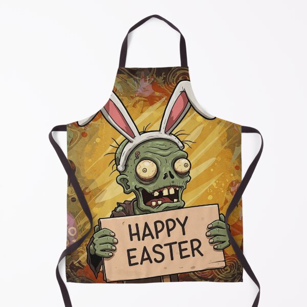 Item preview, Funny Zombie Bunny Easter - Cartoon Undead Holiday designed and sold by Tw1nsAIArt.