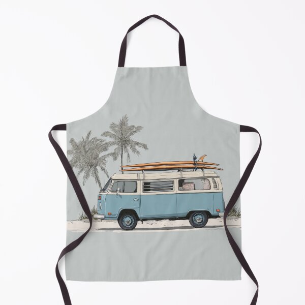Item preview, Surf van parked near palm trees designed and sold by anytka.