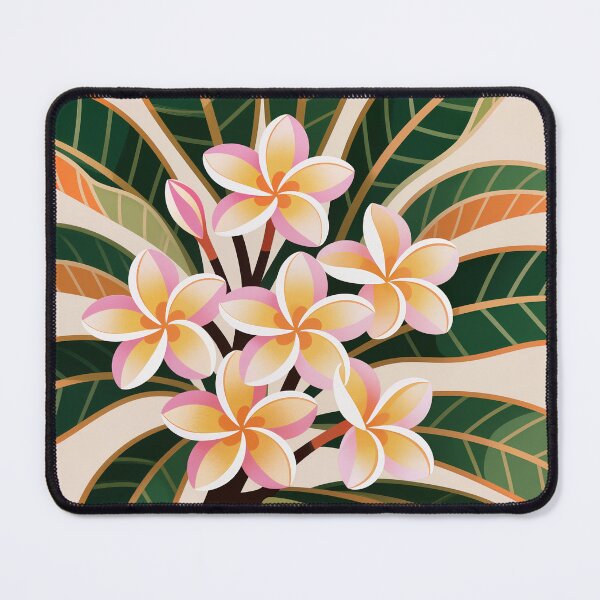 Item preview, Tropical Frangipani Plumeria Floral Art - Vibrant Summer Botanical Design designed and sold by BaliChili.
