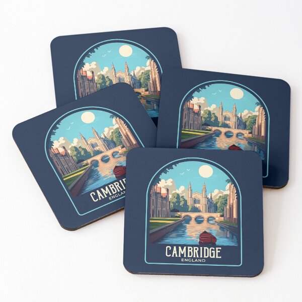Item preview, Cambridge Vintage Travel Illustration designed and sold by HomeLivingCo.