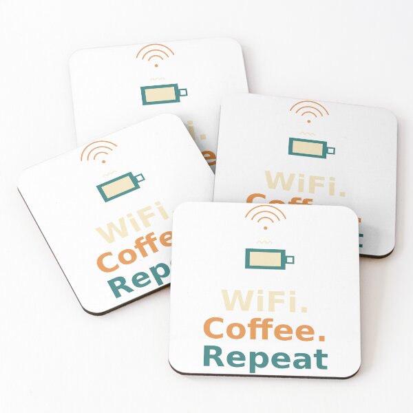 Item preview, Wifi. Coffee. Repeat designed and sold by Joedohtho.