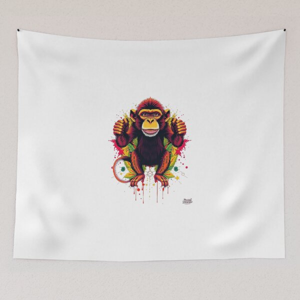 Item preview, Punch Monkey – Funny Retro Meme Design for Trend Lovers designed and sold by Sweet Dreams & Fantasia.