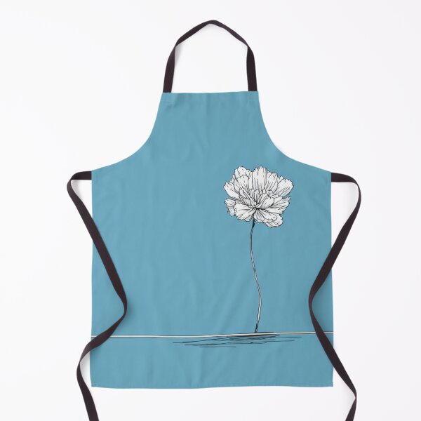 Item preview, Lonely flower on blue designed and sold by anytka.