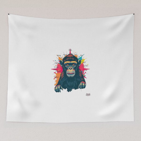 Item preview, Punch Monkey – Funny Retro Meme Design for Trend Lovers designed and sold by Sweet Dreams & Fantasia.