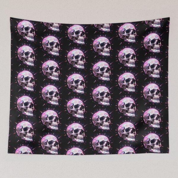 Item preview, Neon Crystal Skull designed and sold by madkiitten.