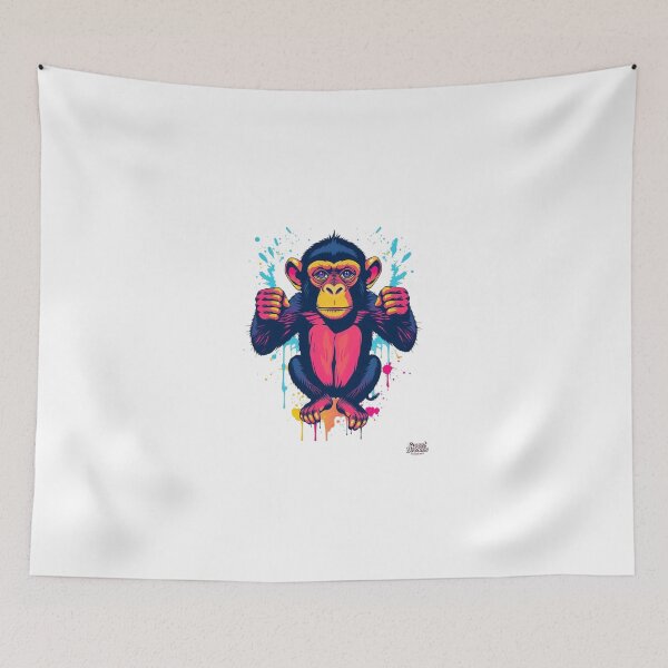 Item preview, Punch Monkey – Funny Retro Meme Design for Trend Lovers designed and sold by Sweet Dreams & Fantasia.