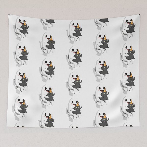 Item preview, Funny Cat Birthday Design – Cute Happy Birthday Cat Party Illustration for Cat Lovers designed and sold by Tw1nsAIArt.