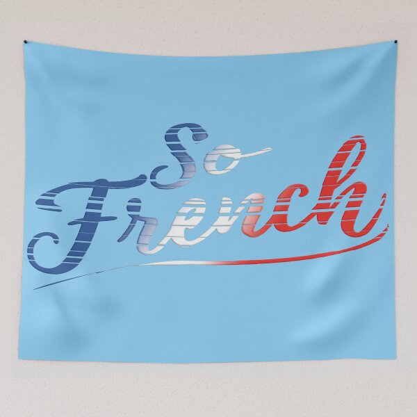 Item preview, Expression “So French” Style Blue White Red! designed and sold by Alan-David.