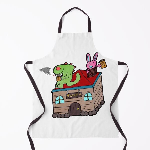 Item preview, Tavern Rooftop Dragon and Bunny designed and sold by oddbrick-parade.